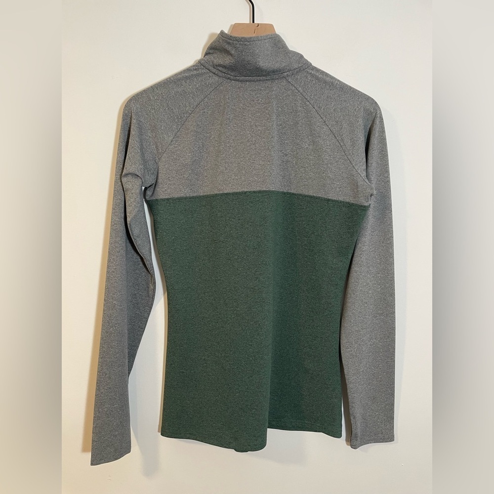 NHL MN Wild 1/4 Diagonal Zip Performance Long Sleeve Shirt Womens Size Small EUC - Picture 6 of 9